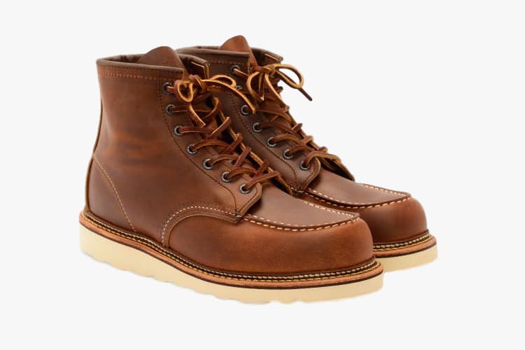 classic leather work boots