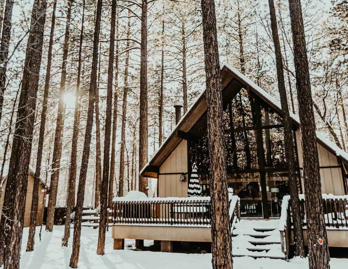 pet friendly a-frame cabin rental