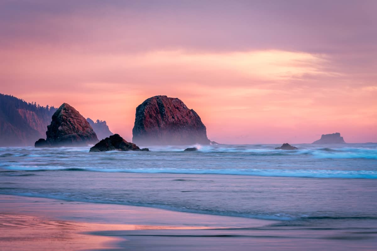 Canon Beach at Sunset