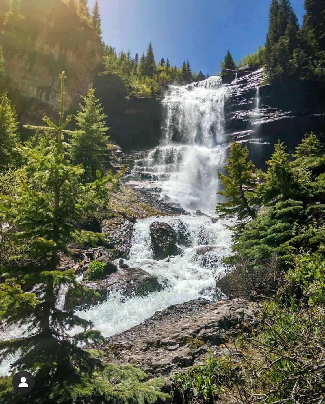 bear creek falls telluride