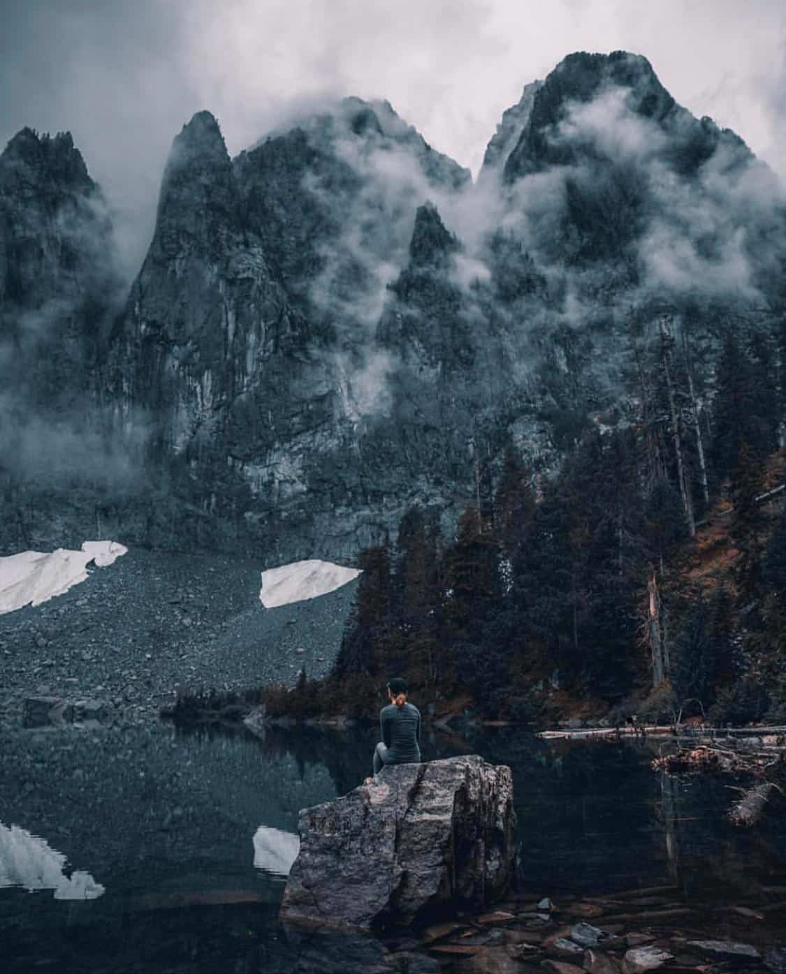 lake serene hike