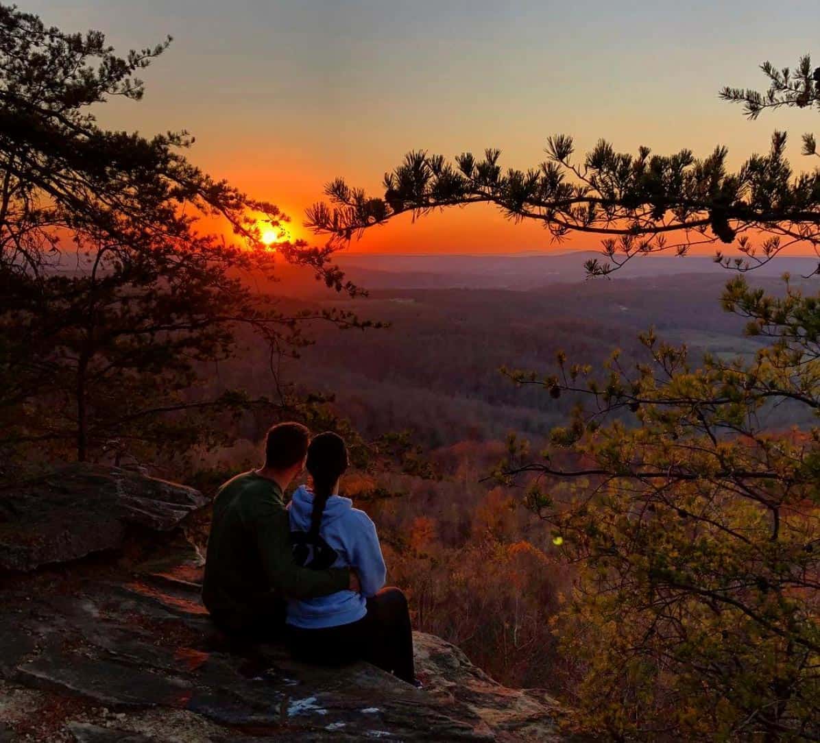 sunset rock via bluff trail