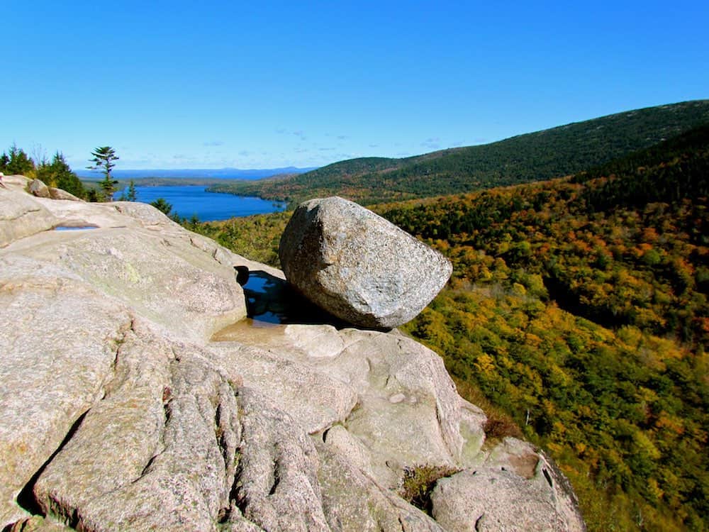 Bubble Rock at Acadia National Park