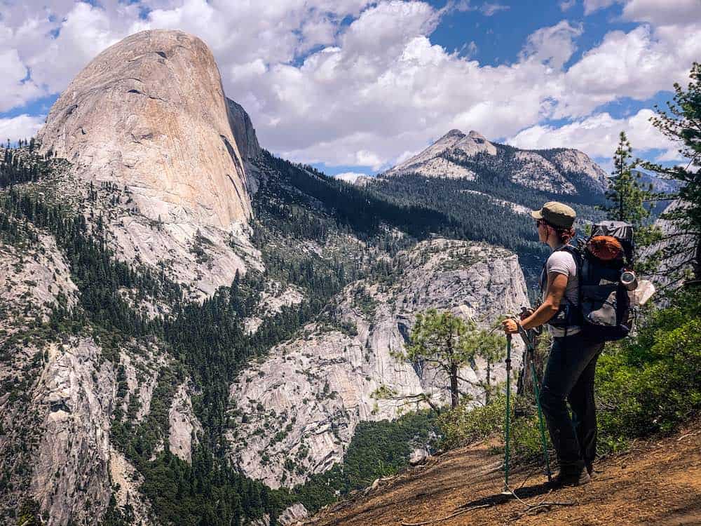 Half Dome Vista Backpacking