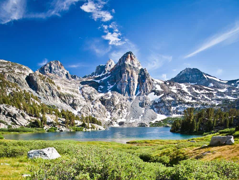 Painted Lady Over Rae Lakes