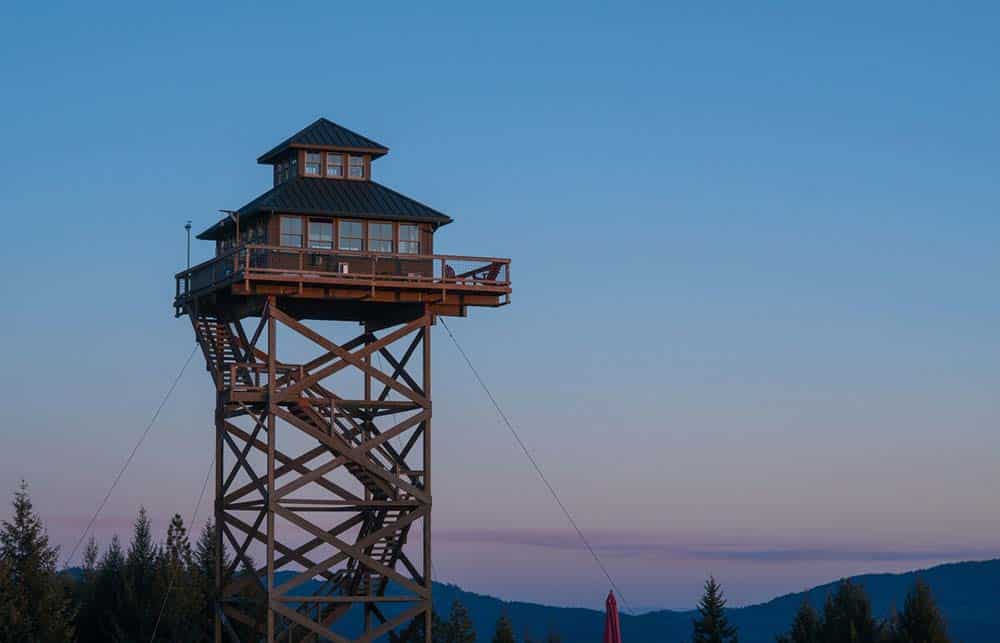 off the grid firelookout airbnb