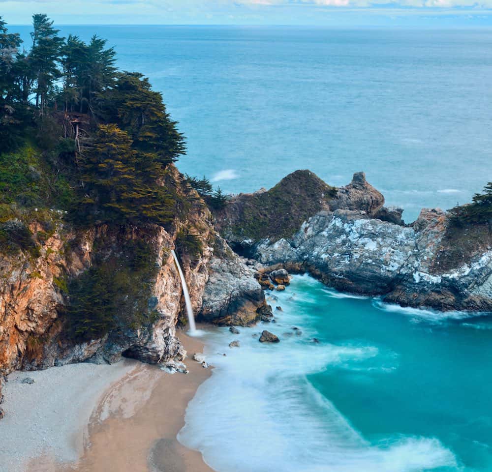 McWay Waterfall in Big Sur