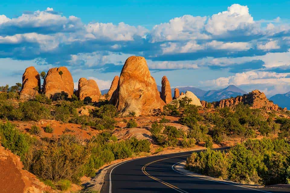 aches national park scenic drive