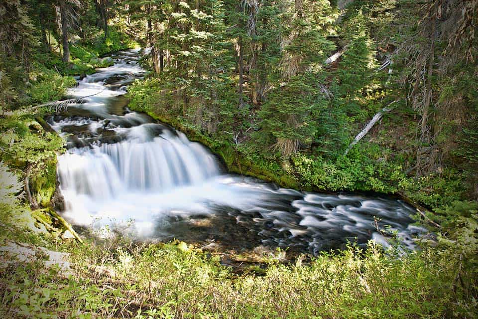 falls creek green lakes trail
