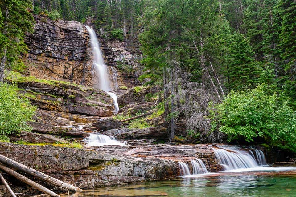 virginia falls glacier np