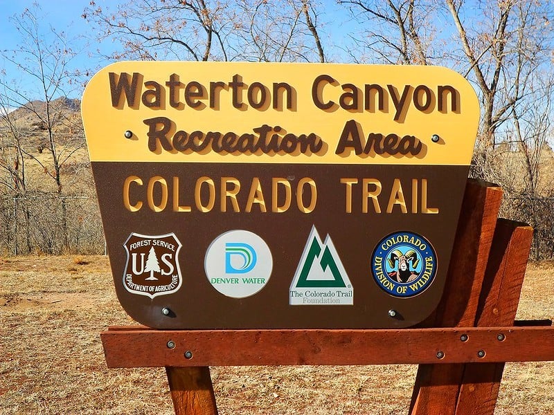 colorado trail at waterton canyon