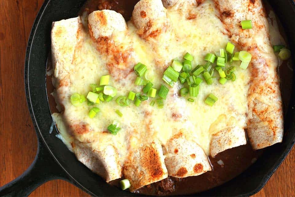 skillet enchiladas