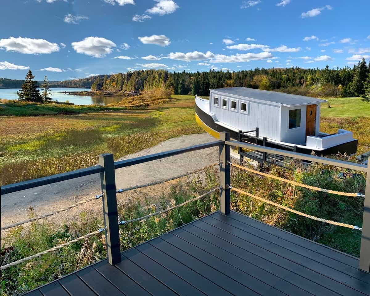 The Dock house is one of the best Airbnbs in maine if you like unique properties