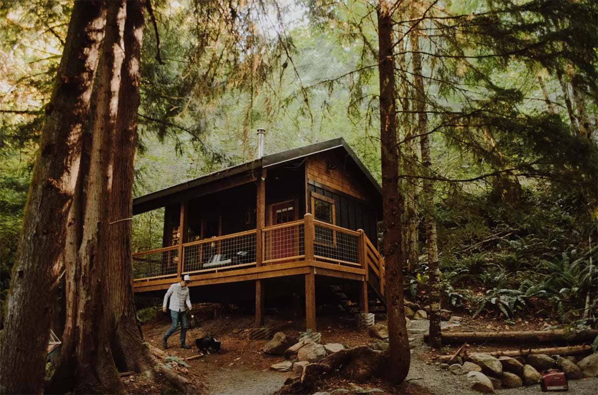 crystal creek oregon secluded cabin