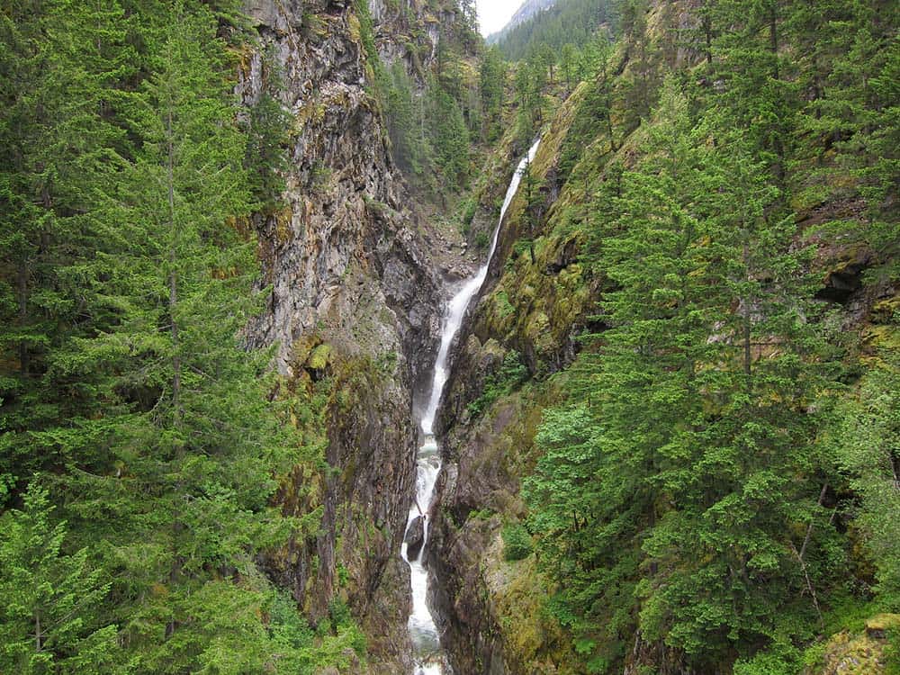 gorge creek falls north cascades