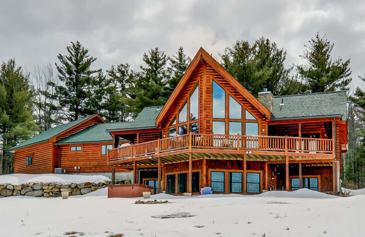 new hampshire log cabin airbnb