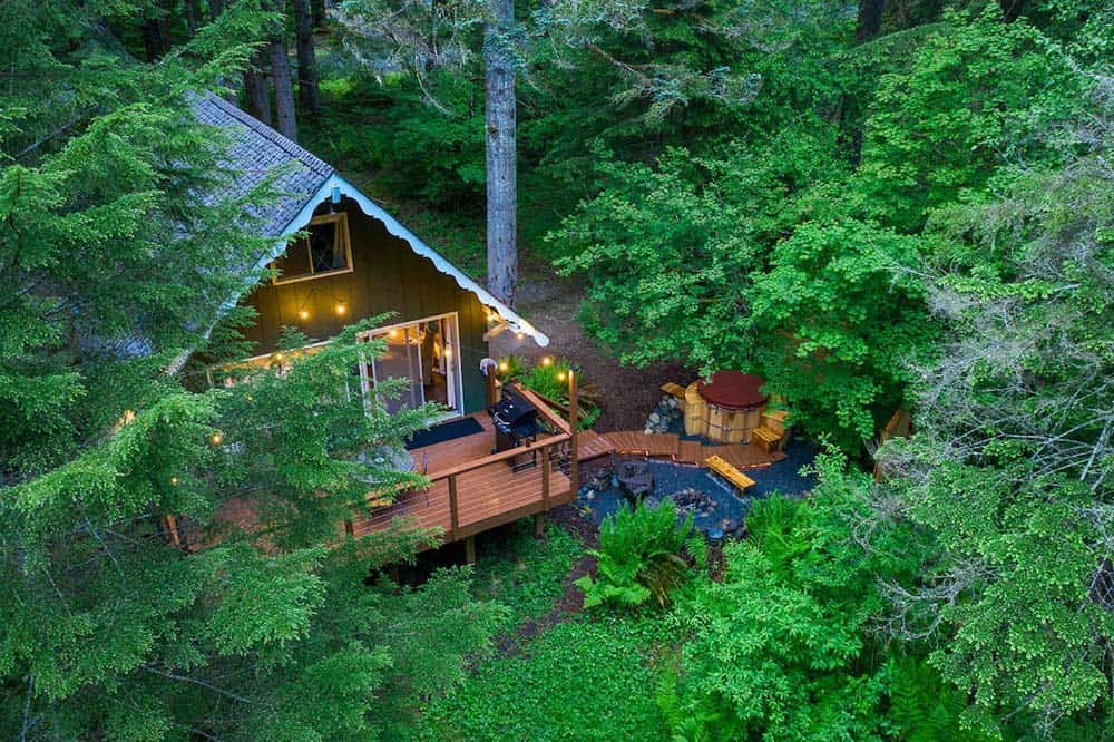 secluded cabin rental mt rainier