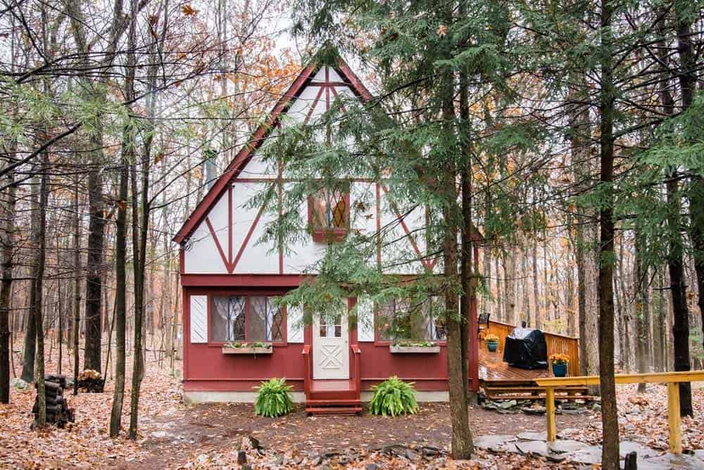 storybook chalet pennsylvania airbnb cabin