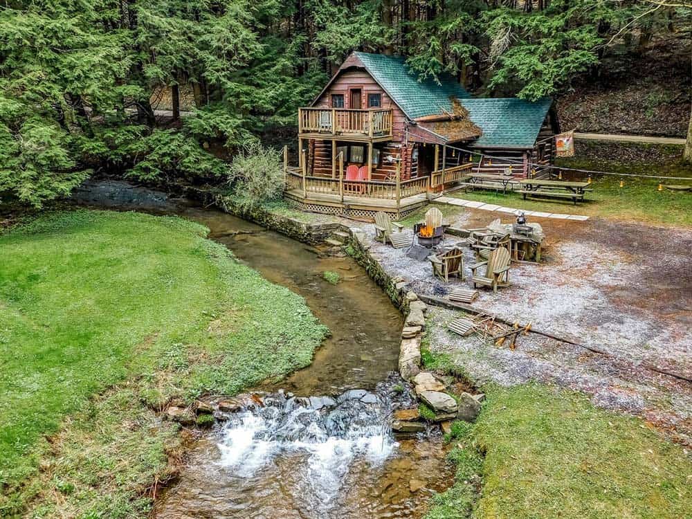 streamside cabin rental pennsylvania