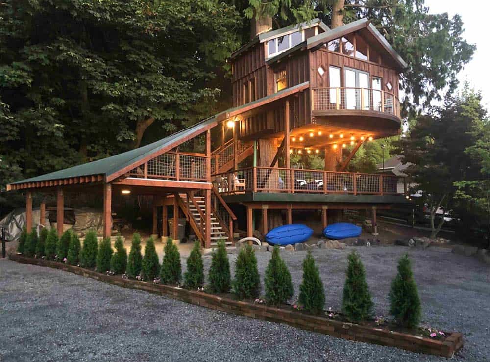 treehouse rental lake stevens washington