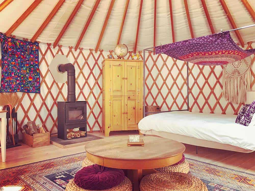 dreamy island yurt washington