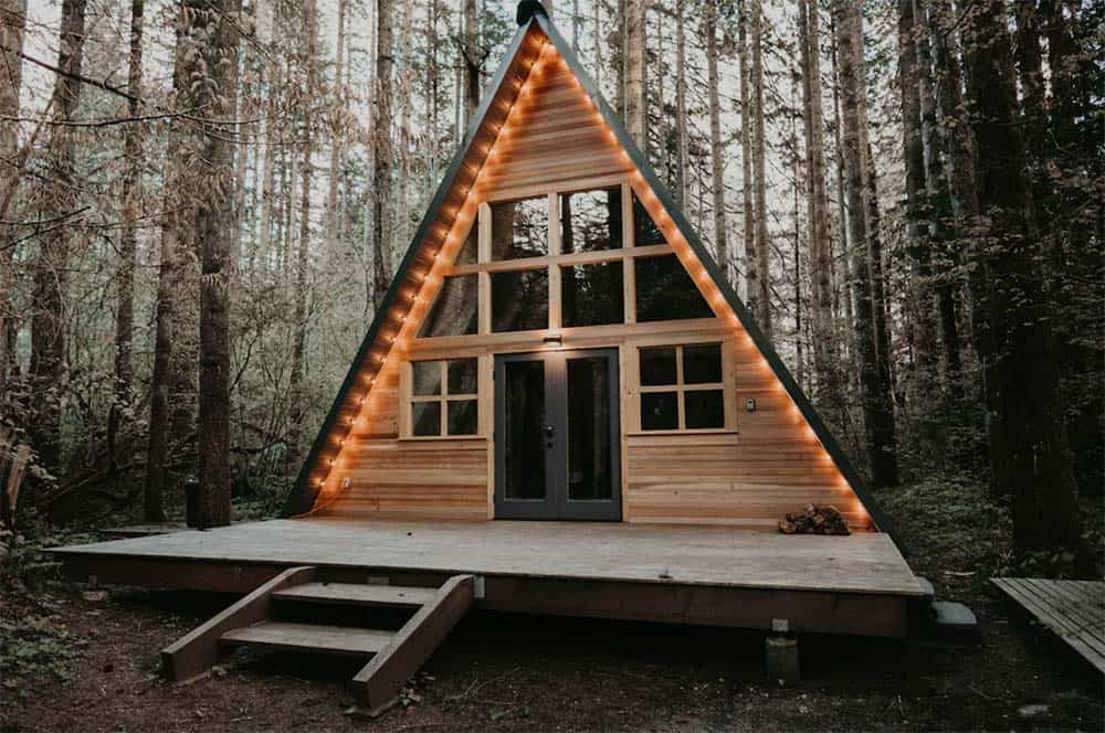 pet friendly a frame cabin wa