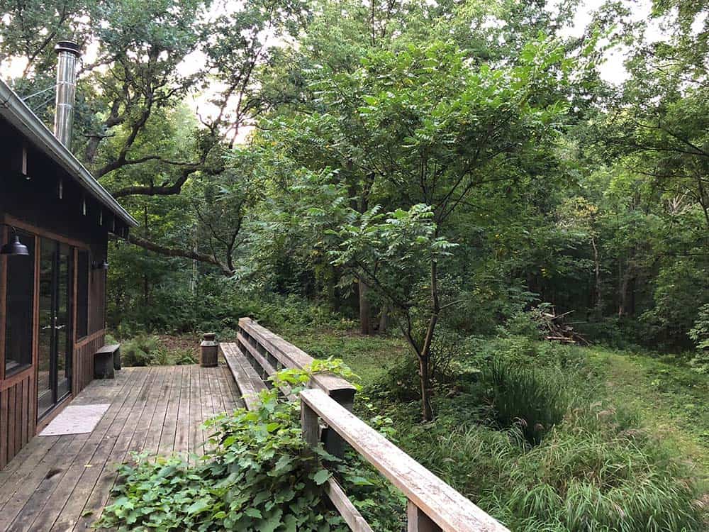 secluded cabin baraboo wisconsin