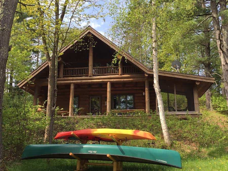 secluded wisconsin cabin rental