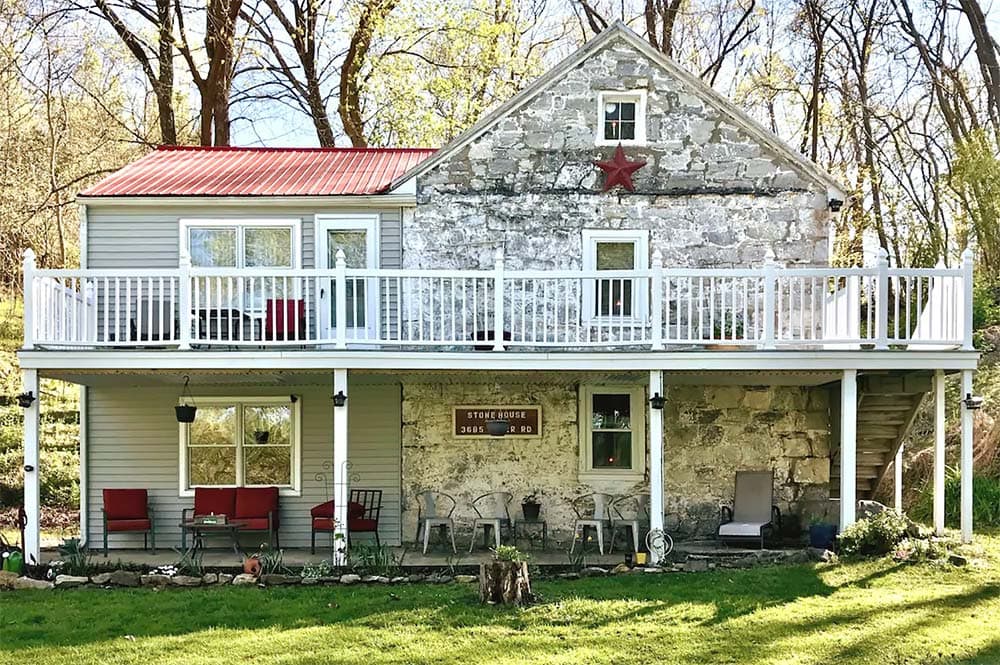 historic stonehouse airbnb wv