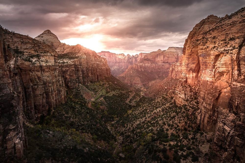 canyon overlook trail zion