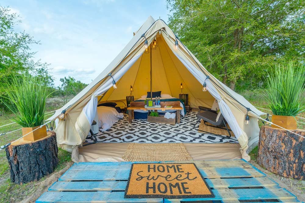 florida glamping tent airbnb