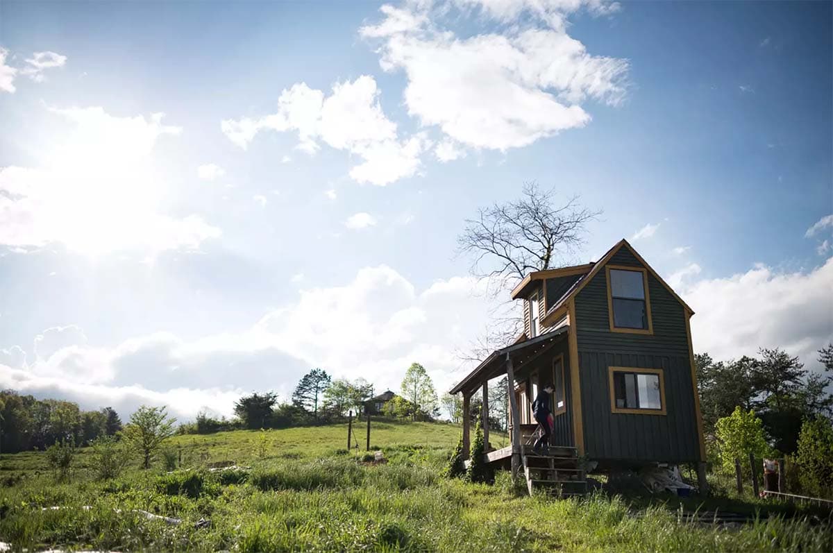 hilltop glamping cabin nc