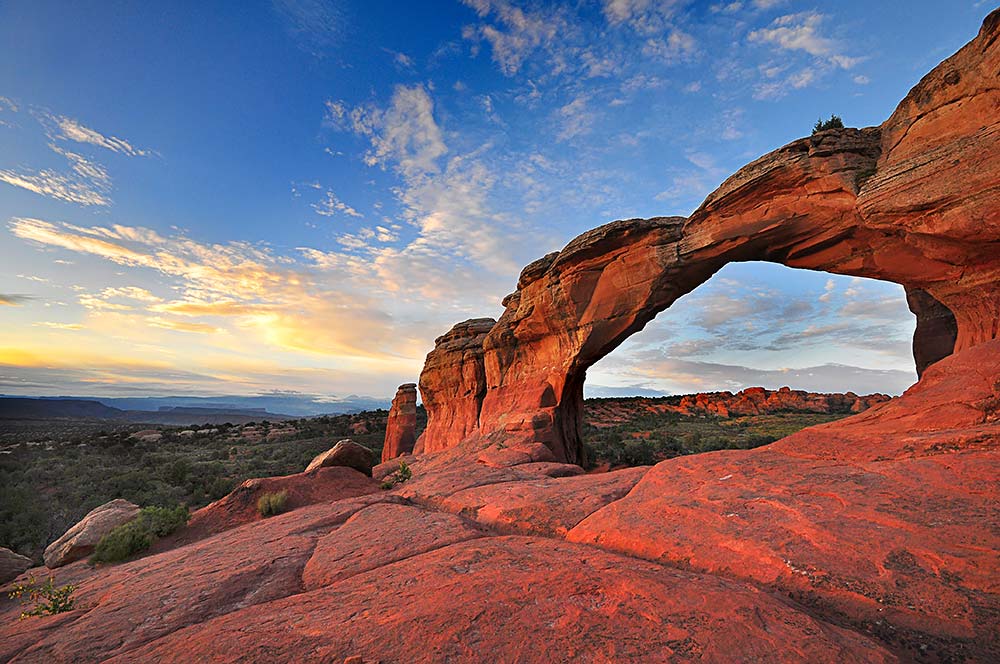 sunset arches national park
