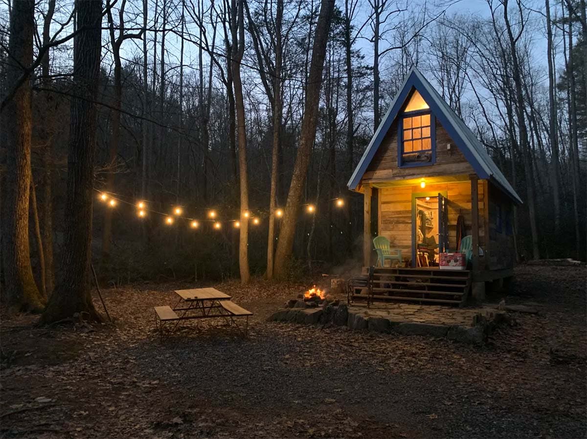 tiny house glamping in nc
