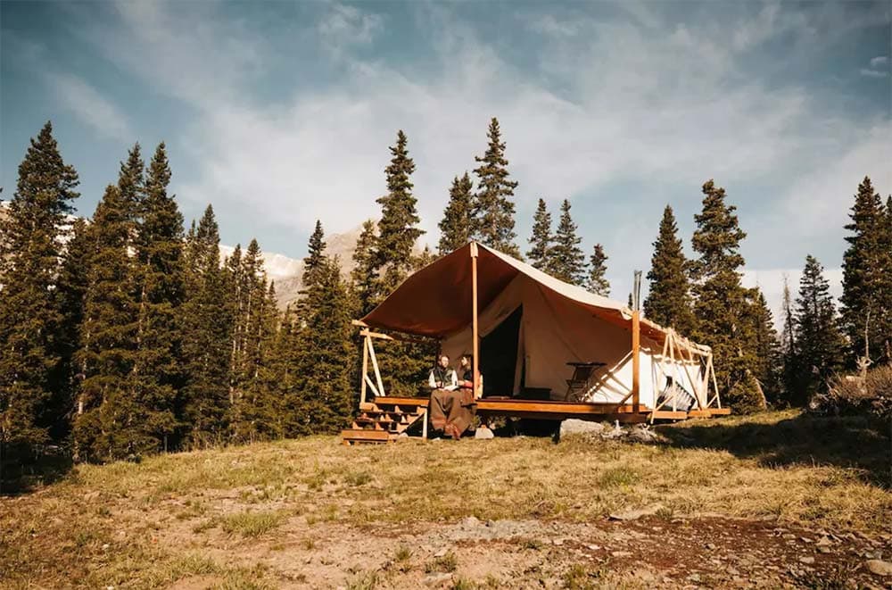 colorado glamping tent rental