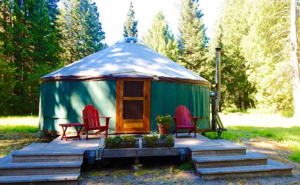 idaho yurt glamping