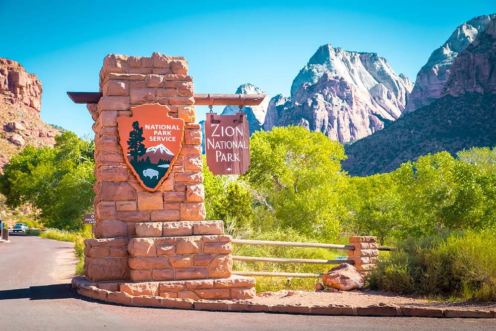 zion national park road trip