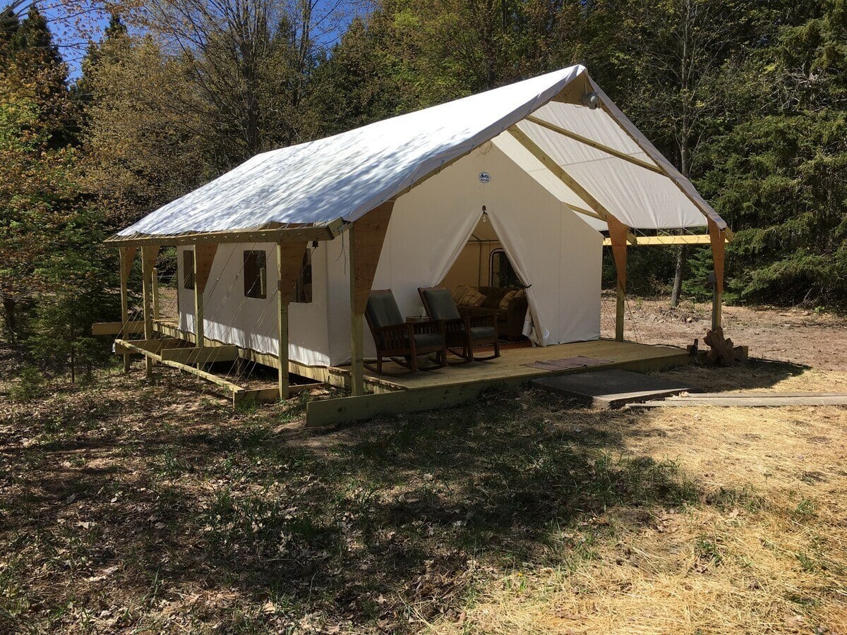 Grace's Glade glamping michigan