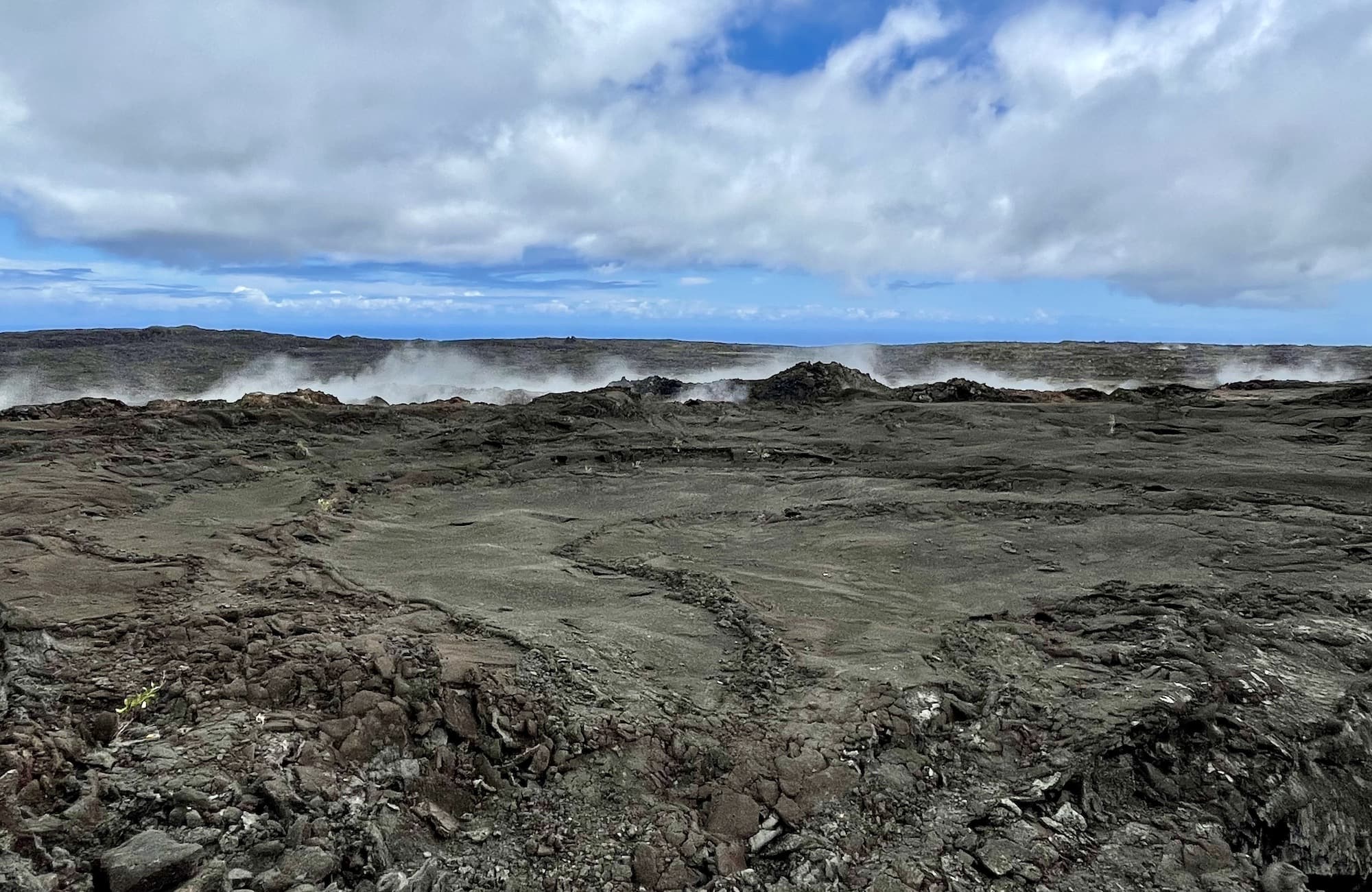 The volcanic Kilauea Iki Trail