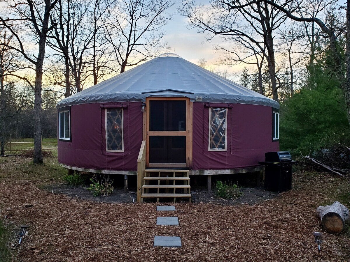 Simple Lyfe Yurt Glamping Michigan
