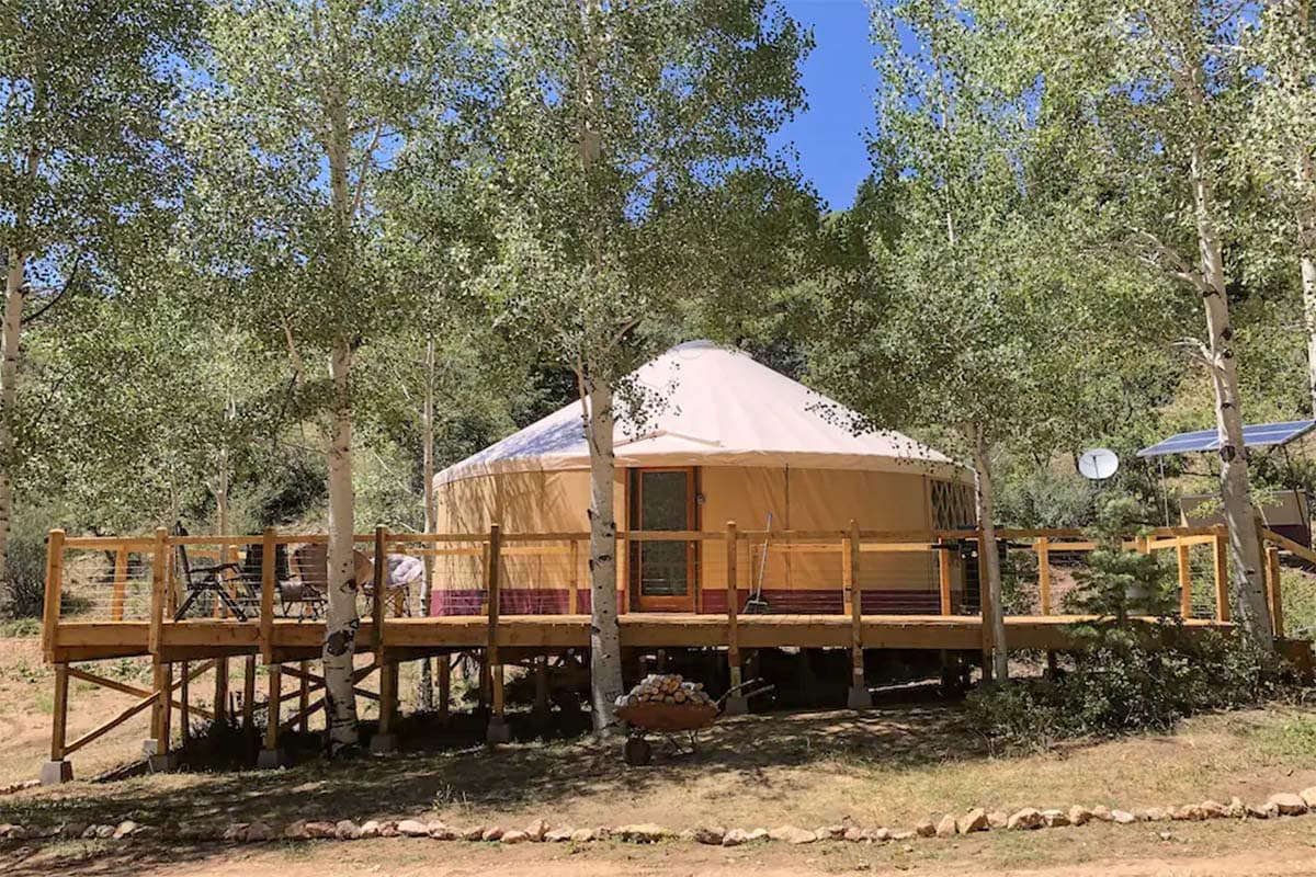 off grid yurt utah