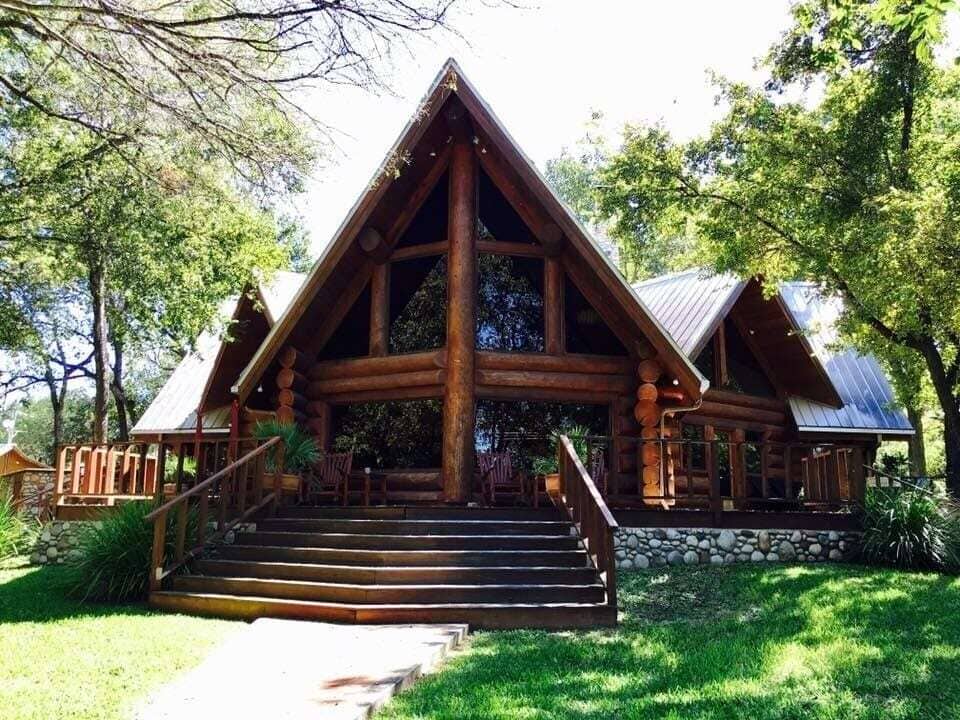 The Vaughn luxury log home