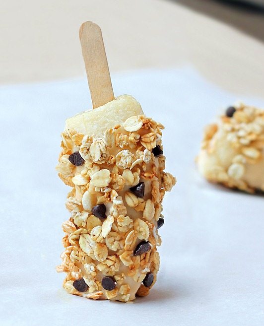 breakfast banana pops