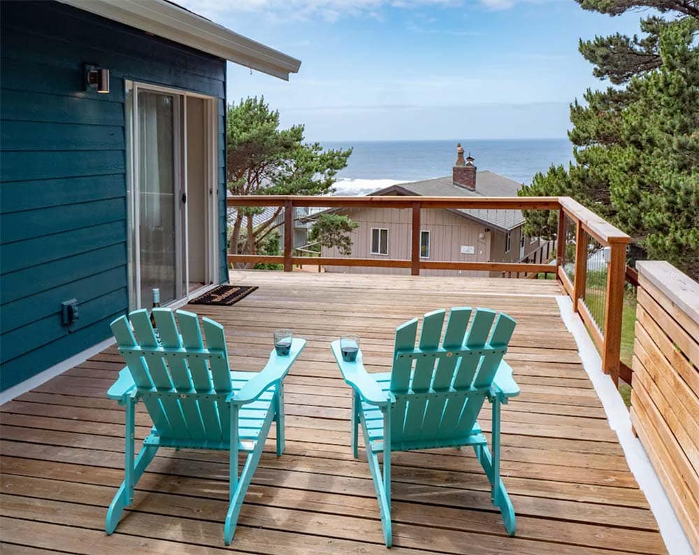 oceanview oregon coast cabin