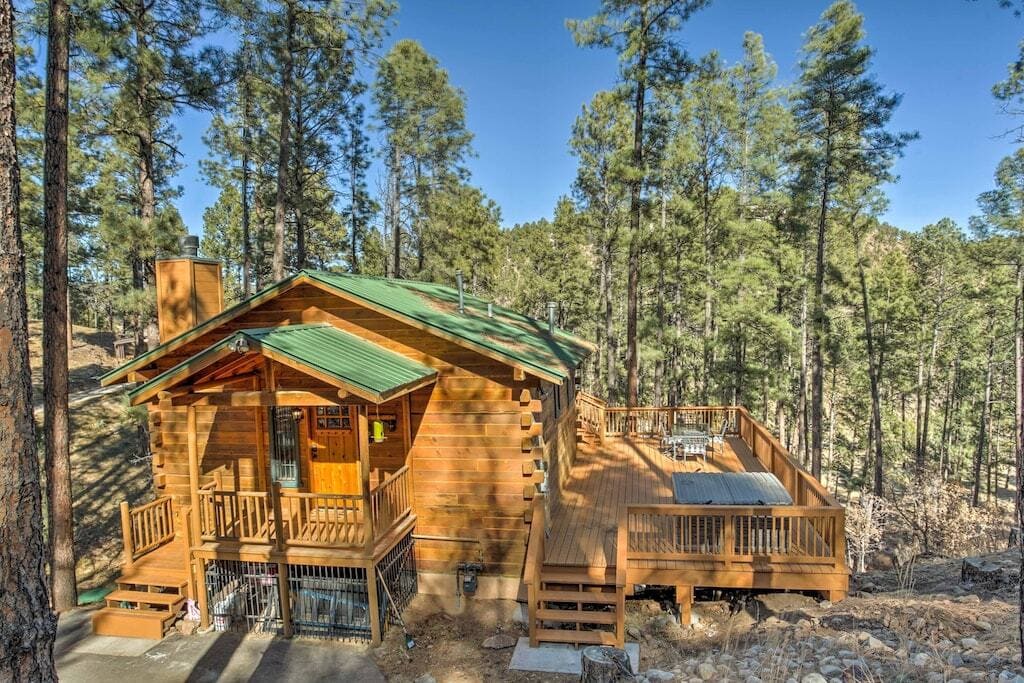 secluded ruidoso cabin