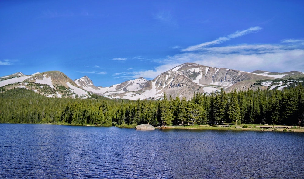 Colorado swimming Brainard Lake