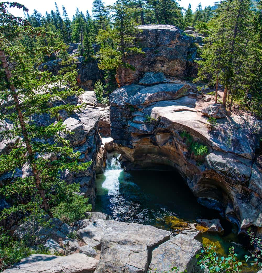 devil's punchbowl Colorado swimming