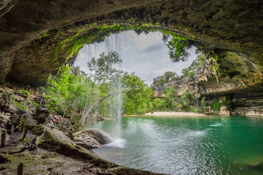 hamilton pool swimming hole texas