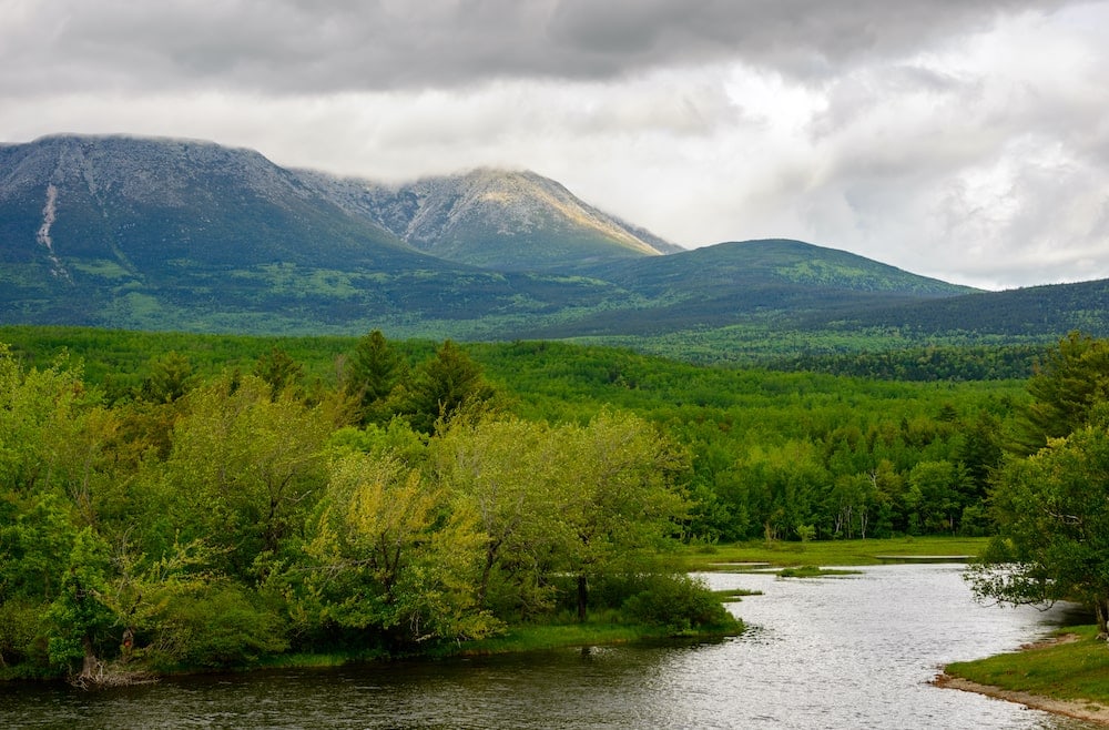 katahdin woods and waters Maine drives