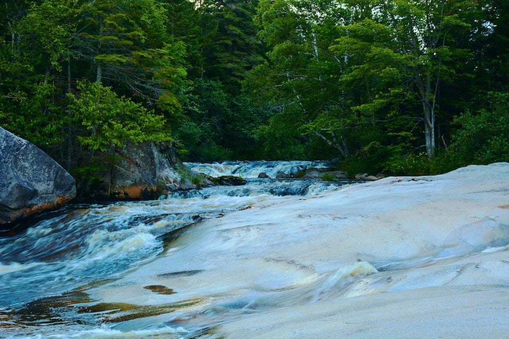 ledge falls pool Maine swimming